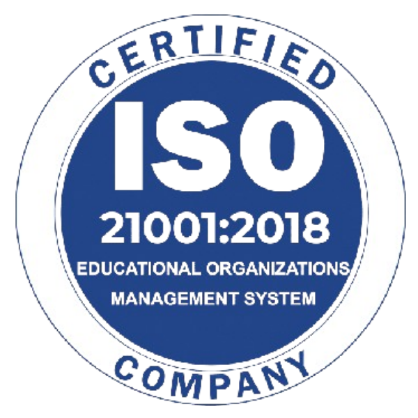 Certified by ISO 21001:2018